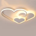 Miniatyrbilde 3 av 5: Moderne LED Taklampe Hjerteform Barnerom
