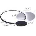 Miniatyrbilde 4 av 5: 52cm Taklampe LED Sirkel Design Flush Mount Metall Klassisk