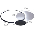 Miniatyrbillede 4 af 5: 52cm Loftlampe LED Cirkel Design Flush Mount Metal Klassisk