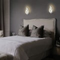 Miniatyrbillede 3 af 5: Bladformet LED Vægslampe - Moderne Design I Metal Og Akryl - Soveværelse, Gang, Stue (1 Stykke Hvid Varmt Lys)