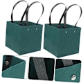 Miniatyrbillede 7 af 8: 10 stk. Tote Bag med nitter, festgaveemballage med håndtag til fødselsdag, bryllup, polterabend