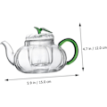 Miniatyrbillede 8 af 8: Elegant Græskar Tekande Varmebestandig 600ml Hjemmekontor Kedel Let at Rengøre Kung Fu Tekande