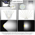 Miniatyrbillede 2 af 5: 4 stk. Udendørs Solcelle-Væglamper 3 Tilstande Trådløs IP65 Lampe
