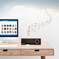 Miniatyrbillede 5 af 5: Smalody Træ Retro Bluetooth Højttaler Mini Trådløs