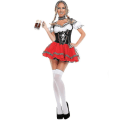 Miniatyrbillede 5 af 5: Karneval Oktoberfest Dirndl Kostume Ølpige Pige Outfit