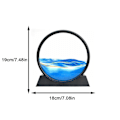 Miniatyrbild 4 av 4: Rörlig 3D-sandkonstbild Timglas Djupt Hav Heminredning