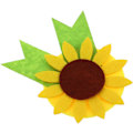 Miniatyrbillede 1 af 8: Håndlavet Corsage Stof Broche Sæt