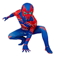 Miniatyrbillede 5 af 5: Jumpsuit til børn Superhelt Zentai Bodysuit Drenge Fancy Up Kostume 7-8 Years