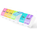 Miniatyrbillede 1 af 5: 7 Dages Pilleboks Organizer - Pop-Up Ugentlig Tabletboks med 7 Store Rum