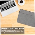 Miniatyrbild 2 av 8: Bärbar Laptopfodral 15,6 tum Laptopväska Dragkedja Skyddande Omslag för Resor