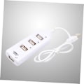 Miniatyrbilde 6 av 8: 2 stk. -i-ett USB-hub 4 porter USB-splitter for bærbar PC 2.0 Datahub Overbelastningsbeskyttelse for Xp/vista/7/8/10