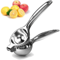 Miniatyrbillede 1 af 5: Citronpresser i Rustfrit Stål, Manuel Saftpresser til Citrusfrugter