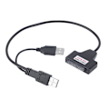 Pikkukuva 1 / 5: USB 2.0 - 1,8 tuuman 7+9 16-nastainen Micro SATA HDD -sovitinkaapeli