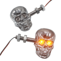 Miniatyrbilde 2 av 5: Punk Skull-formede Blinklys for Motorsykkel Modifisering