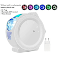 Miniatyrbillede 1 af 5: Farverig Stjernehimmel Galaxy Projektorlampe EU Plug White