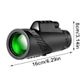 Miniatyrbilde 5 av 5: 80x100 HD Nattsynkikkert Monokular Teleskop Stativklips