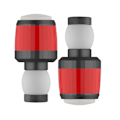 Miniatyrbilde 4 av 5: 2 stk Sykkelstyre LED Lys Grip End Plugs Blinklys Svingsignal Lys Sykling Utstyr