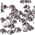 Miniatyrbillede 3 af 8: 200 stk. Metal Sommerfugl Hat Clutch Badge Clutches Pin Backs Udskiftning