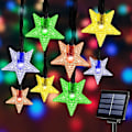 Miniatyrbillede 4 af 5: Stjernelysstreng Solcelle 12m-100LED Blinkende Feelygter