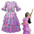 Miniatyrbilde 1 av 5: Encanto Isabela Fancy Up Kostyme for Jenter 7-8 Years