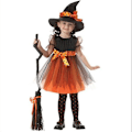 Miniatyrbillede 2 af 4: Piges Tulle Hat Outfit Fancy Up Performance Kostume 10-11 Years