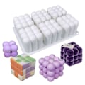 Miniatyrbillede 1 af 5: 3D Terning Bage Mousse Kageform Silikon Dessertbakke