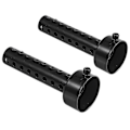 Pikkukuva 1 / 5: 48 mm Universaali Moottoripyörän Pakoputken Vaimennin Baffle Db Killer Musta (2 kpl)