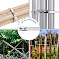 Miniatyrbilde 4 av 5: 100 stk 11,8 tommer rustfritt stål låsbare kabel metall zip-ties