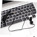 Miniatyrbillede 6 af 8: 3 stk. Ørepropper med 3,5 mm lydstik Vandtætte hovedtelefoner Træningsheadset Forbedret bas Sort