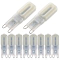 Pikkukuva 1 / 5: 10 kpl 5W LED Bi-pin -valot G9 22LED SMD2835 himmennettävät