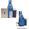 Miniatyrbild 3 av 3: Axelväska Bröstväska Herr Bröstväska Axelväska Med Vattenflaska Utomhus Snedställd Crossbody Väska