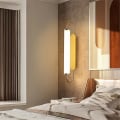Miniatyrbilde 3 av 5: LED Vegglampe Messing Moderne Stripe Smijern Glass Soverom