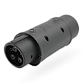 Miniatyrbilde 4 av 5: EVSE Type 2 til Type 1 EV-adapter 32A enfase Kompatibel med Type-2 lader Kompatibel elektrisk bil med Type 1 ladestikk - yuhao Dark Grey