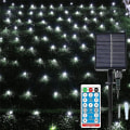Miniatyrbillede 1 af 4: Mesh Net Julelys Solcelledrevet 8 Tilstande 200led
