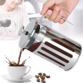Miniatyrbillede 3 af 4: Fransk Presse Kaffemager Mikro Mesh Plunger Pressefilter