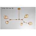 Pikkukuva 5 / 5: Branch Lights -kattokruunu 5 lampulla LED-riipusvalaisin