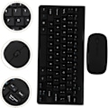 Miniatyrbillede 6 af 8: 2 stk. Trådløst tastatur og mus, pianolakering, genopladelig, 10 m lang afstand, nem