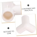 Miniatyrbillede 3 af 8: Vand Fittings Rør Samling Ventil 10 stk. PVC Konnektorer Slange Splitter Afløbsforsyninger til VVS