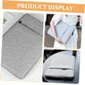 Miniatyrbild 4 av 8: Datorväska Tum Laptop Resefodral Läder Handväska Reptålig Stilren Design