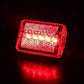 Miniatyrbild 4 av 4: Cykelbaklykta LED Baklykta Cykelsäkerhetsindikator Cykelbaklykta Batteridriven Körning