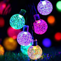 Miniatyrbillede 1 af 5: Udendørs Solcelle-Lysstreng LED Solhavelys 6,5m 30LED