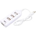 Miniatyrbilde 5 av 8: 2 stk. -i-ett USB-hub 4 porter USB-splitter for bærbar PC 2.0 Datahub Overbelastningsbeskyttelse for Xp/vista/7/8/10