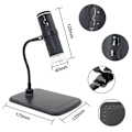 Miniatyrbillede 2 af 4: WiFi Mikroskop 1000x HD Digital Kamera Smartphone Linse