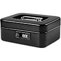 Miniatyrbillede 2 af 5: Lille pengeskab med kombinationslås Holdbar metal pengeskab med pengeskuffe Sort, 7,87 X 6,3 X 3,35 tommer - B-yuhao Black