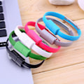 Miniatyrbild 4 av 5: Mjuk handledsband Micro USB 2.0-kabel Armband Laddning Android