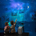 Miniatyrbild 3 av 5: Aurora Stjärnhimmelsprojektorlampa 10 Färger Bluetooth-funktion