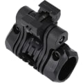 Miniatyrbilde 1 av 5: Torch Clip Montering Plast Rask Utgivelse Lommelykt Holder Clip Montering Kit (svart) (1 stk)