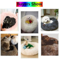 Miniatyrbillede 4 af 4: Ortopædisk Hundebed Donut Cuddler Rund Blød Vaskbar Pude