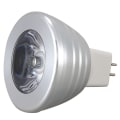 Miniatyrbilde 2 av 5: MR16 3W Fargeskiftende RGB LED Spotlys Pære Fjernkontroll 12V