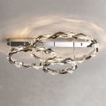 Miniatyrbillede 3 af 5: 80cm Loftlampe LED Krystal Rustfrit Stål Moderne 220-240v